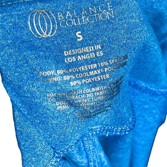 BALANCE COLLECTION blue crops buttery soft legging stretchy size small - Picture 2 of 7